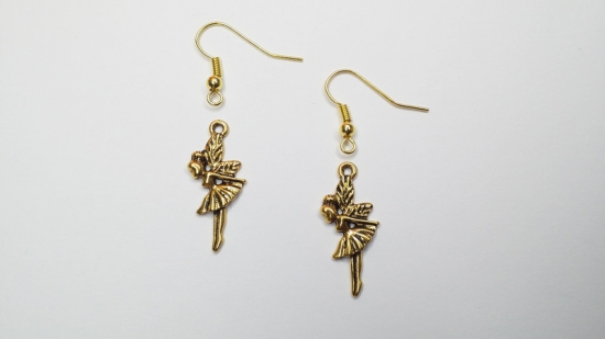 Fee Ohrringe goldfarben Elfe